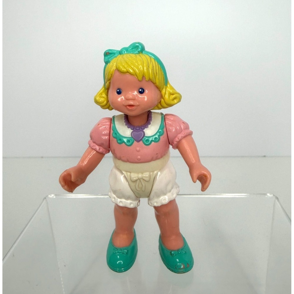 Fisher Price Loving Family Dream Dollhouse Birthday Girl Pink Blonde Hair 1994